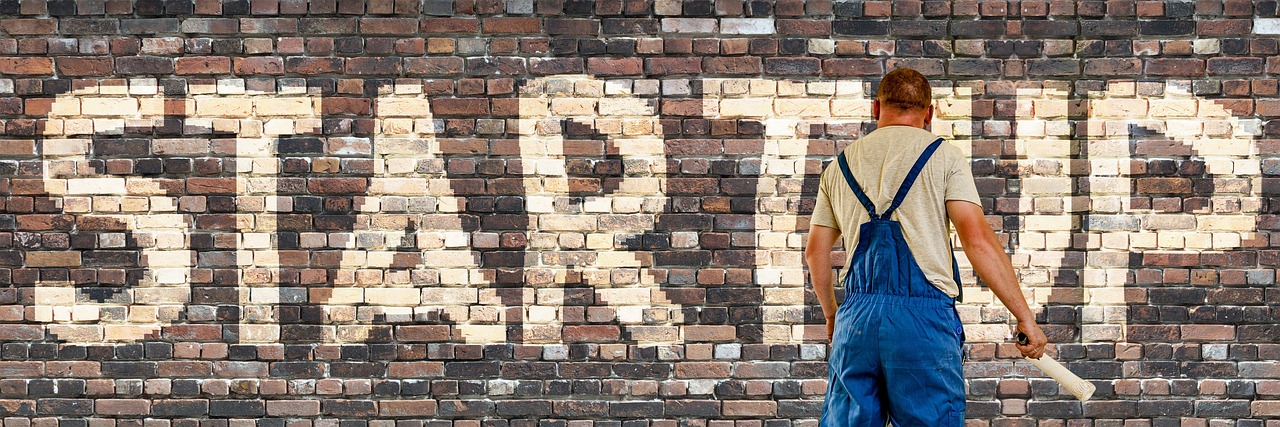 Startup, wall, painter — "Partner with a Reliable Forex Broker to Maximize Your Trading Potential"